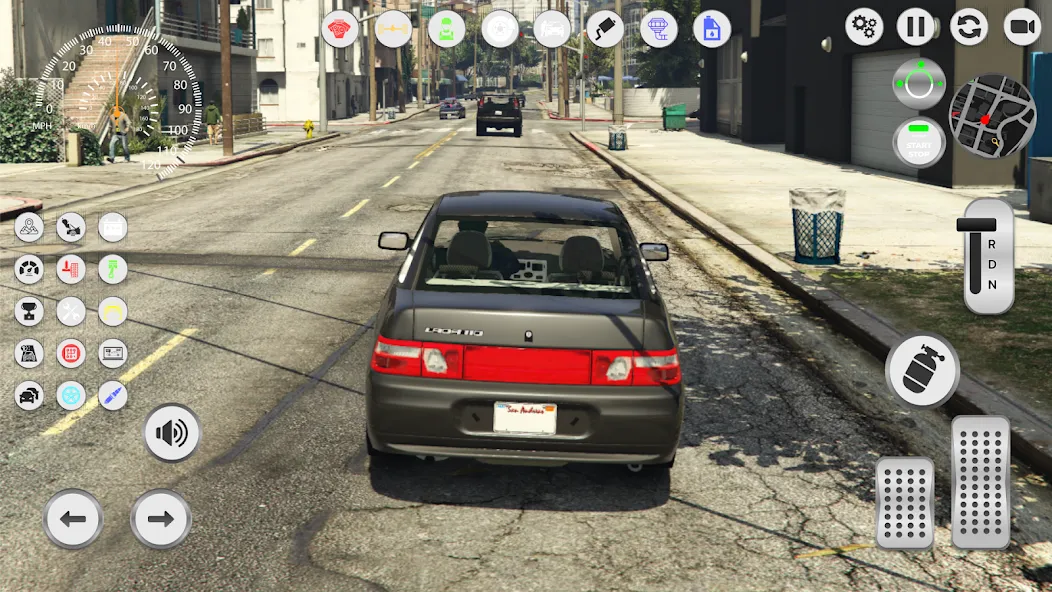 Lada 2110: Urban Simulator — Безлимитные деньги и топливо, скачать мод APK — скриншот 4 Lada 2110: Urban Simulator — Безлимитные деньги и топливо, скачать мод APK — скриншот 4