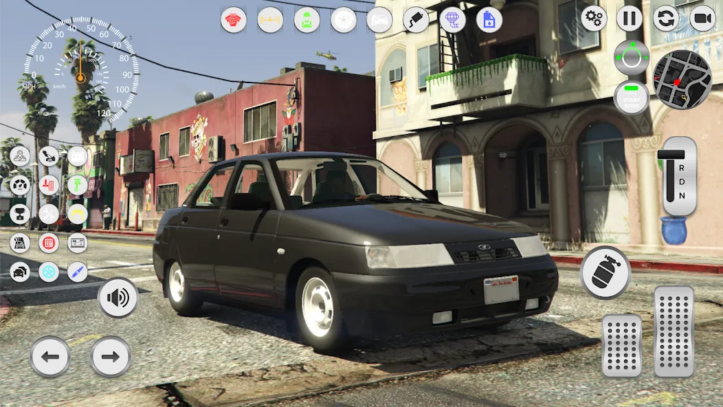 Lada 2110: Urban Simulator — Безлимитные деньги и топливо, скачать мод APK — скриншот 5 Lada 2110: Urban Simulator — Безлимитные деньги и топливо, скачать мод APK — скриншот 5
