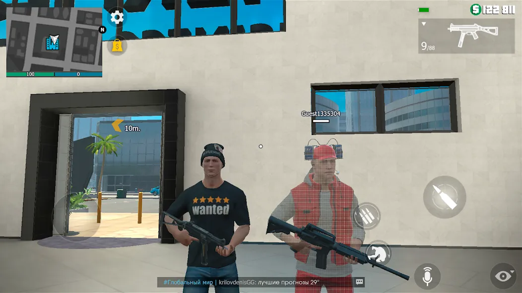 Grand Criminal Online: Sandbox на телефон — скачать мод: Много денег и всё открыто — скриншот 2