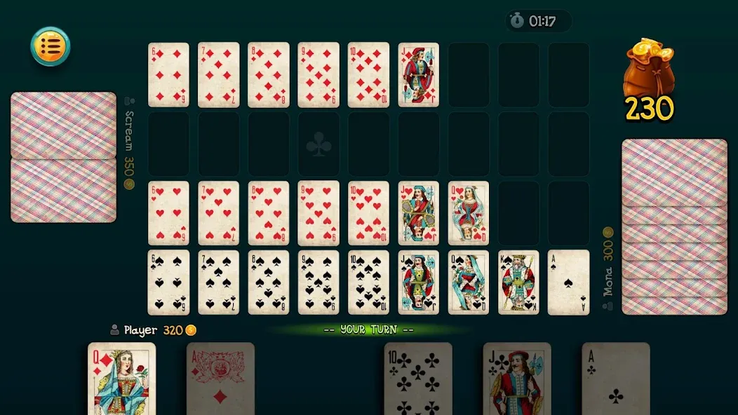 Скачать Nine Card Game online offline мод — Разблокированы все режимы и карты — скриншот 1