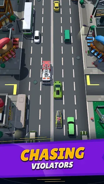 Скачать взлом Traffic police simulator — Безлимитные деньги и всё открыто — скриншот 4