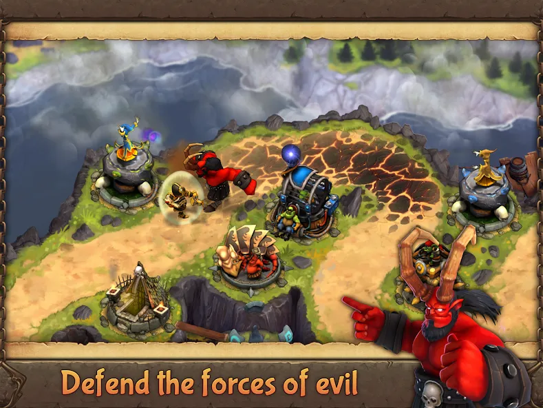 Скачать Evil Defenders последней версии — Безлимитные деньги и усиленная защита — скриншот 1 Скачать Evil Defenders последней версии — Безлимитные деньги и усиленная защита — скриншот 1