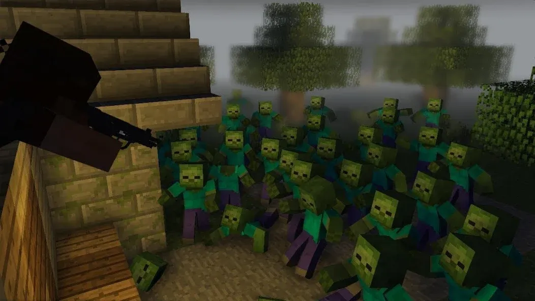 Скачать Zombie Apocalypse map for MCPE последней версии — Зомби-апокалипсис для выживания — скриншот 2 Скачать Zombie Apocalypse map for MCPE последней версии — Зомби-апокалипсис для выживания — скриншот 2