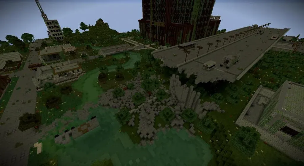 Скачать Zombie Apocalypse map for MCPE последней версии — Зомби-апокалипсис для выживания — скриншот 3 Скачать Zombie Apocalypse map for MCPE последней версии — Зомби-апокалипсис для выживания — скриншот 3