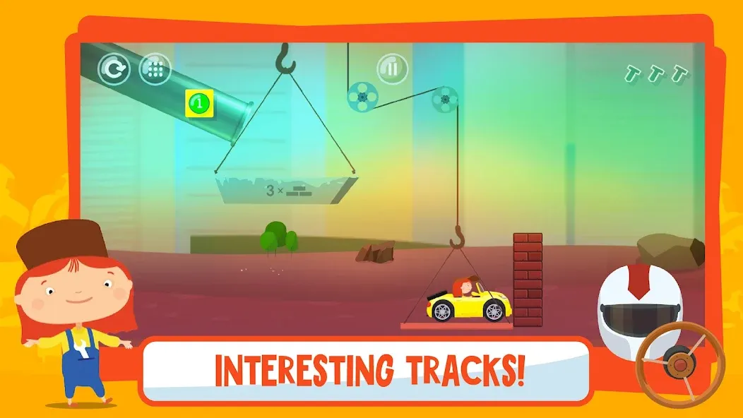 Скачать McWheelie logic games for kids мод — Открыты все уровни и машины — скриншот 2 Скачать McWheelie logic games for kids мод — Открыты все уровни и машины — скриншот 2