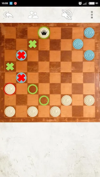 Скачать USSR Checkers Mod APK — Безлимитные подсказки и отмена ходов — скриншот 4