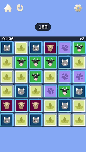 MatchTwo MOD APK скачать на Андроид — Безлимитные ходы и быстрые победы — скриншот 1