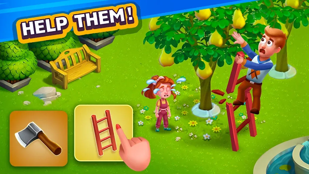 Golden Farm MOD APK: Безлимитные монеты и ресурсы — скриншот 1 Golden Farm MOD APK: Безлимитные монеты и ресурсы — скриншот 1