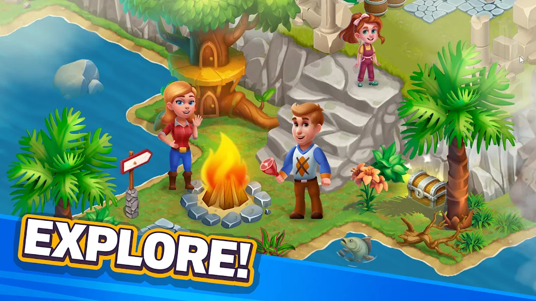 Golden Farm MOD APK: Безлимитные монеты и ресурсы — скриншот 2 Golden Farm MOD APK: Безлимитные монеты и ресурсы — скриншот 2