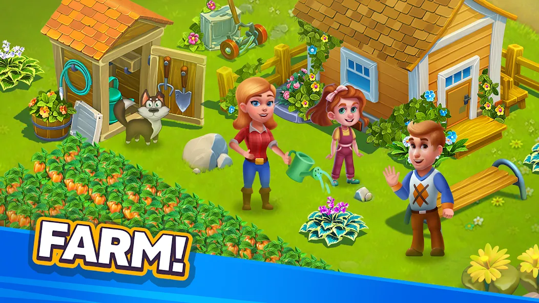 Golden Farm MOD APK: Безлимитные монеты и ресурсы — скриншот 3 Golden Farm MOD APK: Безлимитные монеты и ресурсы — скриншот 3
