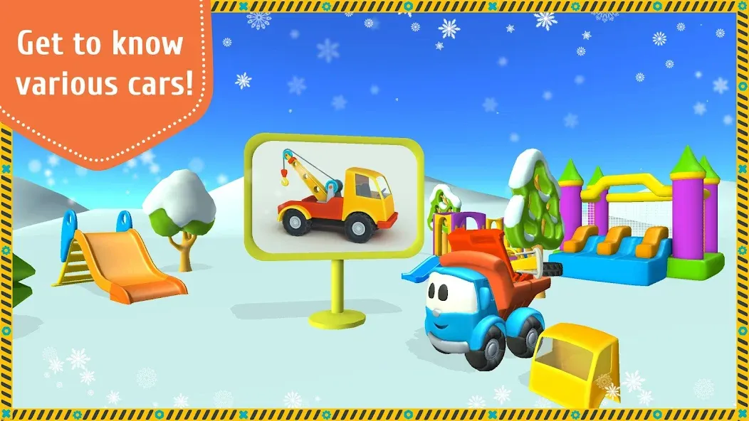 Leo and Сars: games for kids взлом APK — Открыты все машины и уровни — скриншот 4 Leo and Сars: games for kids взлом APK — Открыты все машины и уровни — скриншот 4