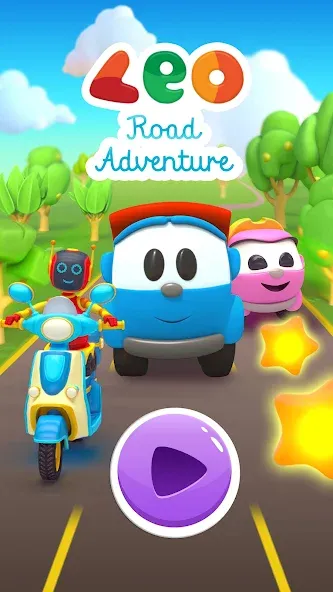 Leo Runner: car games for kids MOD APK скачать на Андроид — Безлимитные деньги и все машины открыты — скриншот 5 Leo Runner: car games for kids MOD APK скачать на Андроид — Безлимитные деньги и все машины открыты — скриншот 5