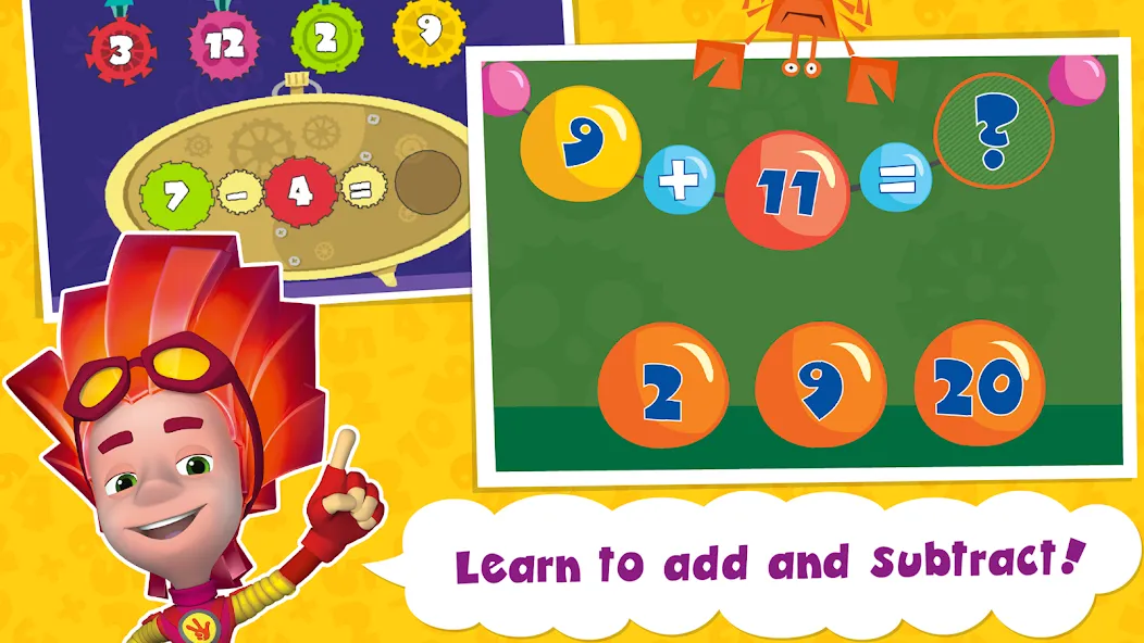 Мод The Fixies Math Learning Games — Разблокированы все математические игры, скачать APK — скриншот 2 Мод The Fixies Math Learning Games — Разблокированы все математические игры, скачать APK — скриншот 2
