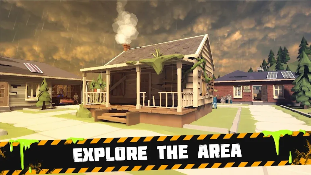 Bunker: Zombie Survival Games взлом APK — Безлимитные ресурсы и оружие — скриншот 1