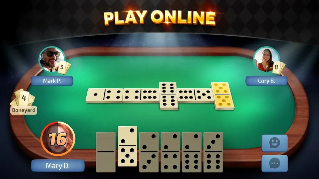 Скачать Domino - Dominos online game Mod APK — Без рекламы и бесконечные монеты — скриншот 2