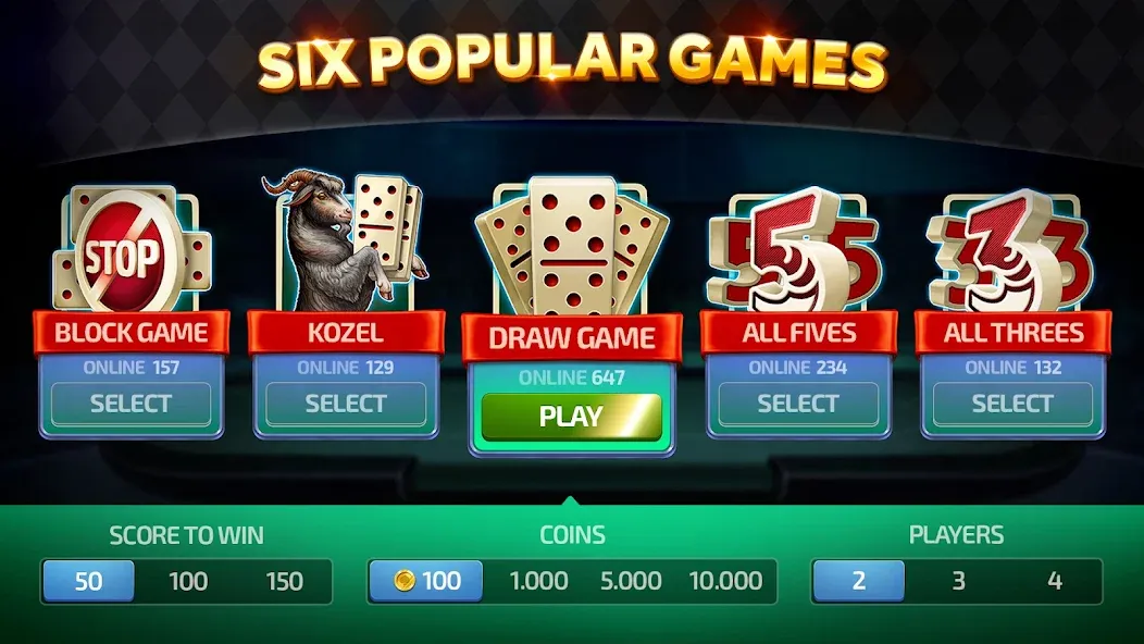 Скачать Domino - Dominos online game Mod APK — Без рекламы и бесконечные монеты — скриншот 3