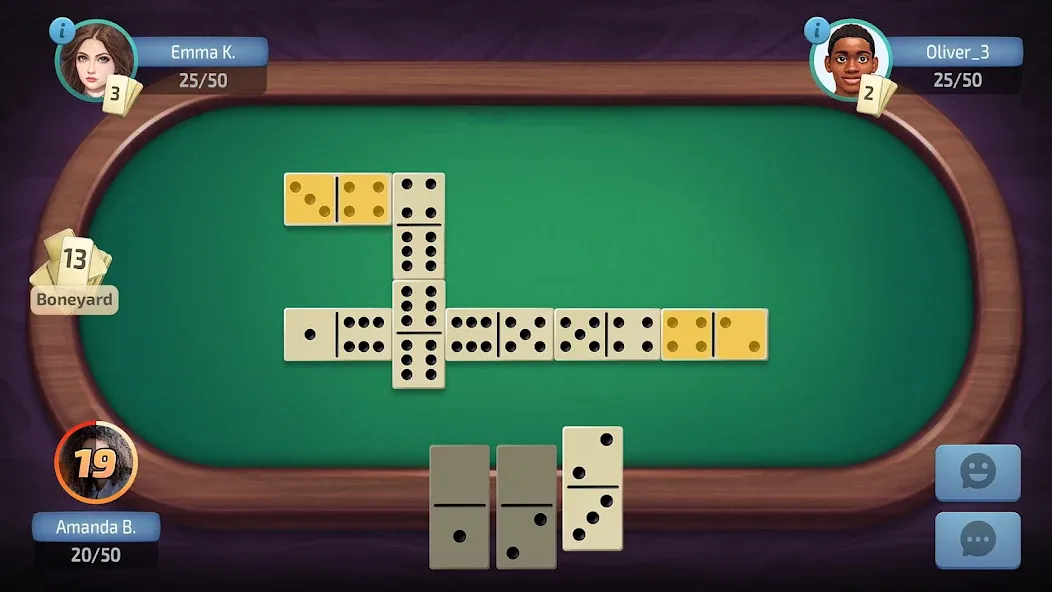 Скачать Domino - Dominos online game Mod APK — Без рекламы и бесконечные монеты — скриншот 5