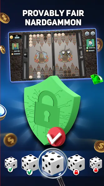 Narde Tournament (Мод: Безлимитные монеты и все турниры) — скачать на Андроид — скриншот 5