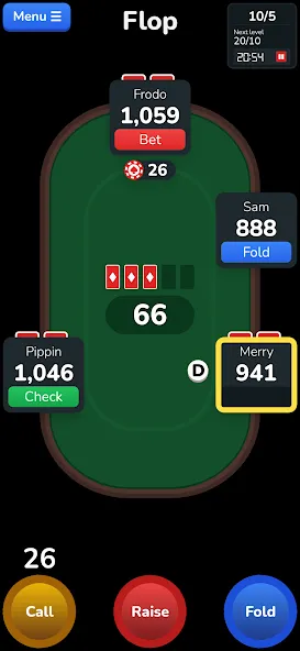 Скачать Digital Poker Chips мод — Безлимитные фишки и все уровни открыты — скриншот 1