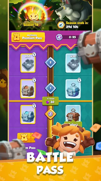 Rush Arena: PvP Tower Defense взлом APK — Безлимитные деньги и усиленные башни — скриншот 4