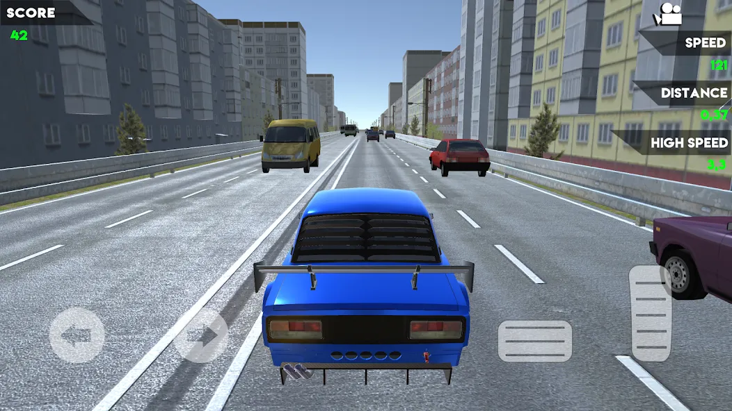 Turbo VAZ: Traffic Racer взломанный APK — Безлимитные деньги и топливо — скриншот 3 Turbo VAZ: Traffic Racer взломанный APK — Безлимитные деньги и топливо — скриншот 3