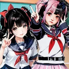 SchoolGirl AI 3D Anime Sandbox (Мод: Открыты все возможности игры) — скачать на Андроид