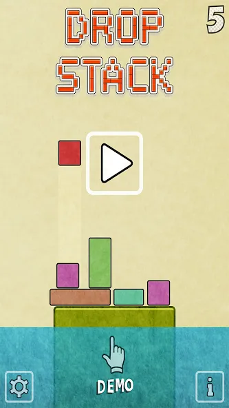 Drop Stack Block Stacking Game на телефон — скачать мод: Без рекламы и бесконечные блоки — скриншот 1 Drop Stack Block Stacking Game на телефон — скачать мод: Без рекламы и бесконечные блоки — скриншот 1