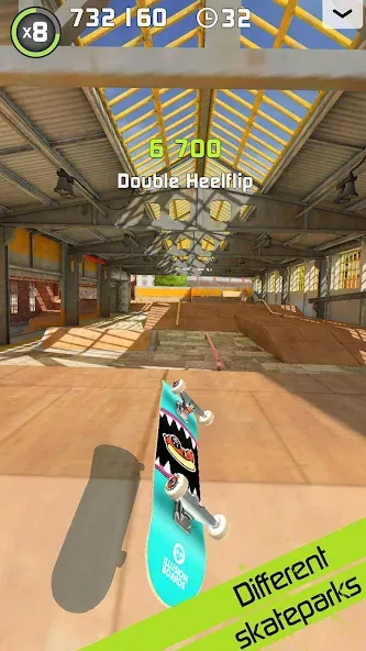 Скачать Touchgrind Skate 2 последней версии — Безлимитные деньги и все доски открыты — скриншот 3 Скачать Touchgrind Skate 2 последней версии — Безлимитные деньги и все доски открыты — скриншот 3