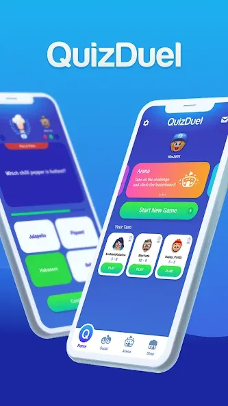 QuizDuel! Quiz & Trivia Game — взломанная версия, Безлимитные подсказки и монеты — скриншот 1 QuizDuel! Quiz & Trivia Game — взломанная версия, Безлимитные подсказки и монеты — скриншот 1
