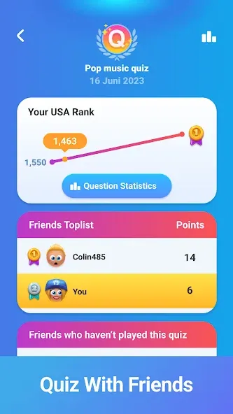 QuizDuel! Quiz & Trivia Game — взломанная версия, Безлимитные подсказки и монеты — скриншот 5 QuizDuel! Quiz & Trivia Game — взломанная версия, Безлимитные подсказки и монеты — скриншот 5