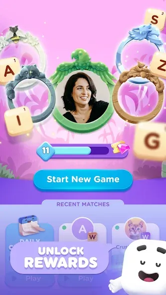 Wordzee! - Social Word Game MOD APK: Безлимитные подсказки и бонусы — скриншот 4