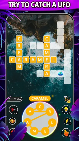 Word connect: word search game взломанный APK — Безлимитные подсказки и монеты — скриншот 1 Word connect: word search game взломанный APK — Безлимитные подсказки и монеты — скриншот 1