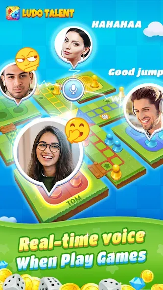 Ludo Talent - Game & Chatroom мод на Андроид: Общение и игра без ограничений — скриншот 2