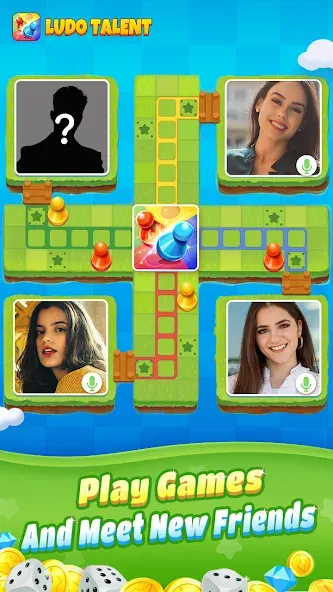 Ludo Talent - Game & Chatroom мод на Андроид: Общение и игра без ограничений — скриншот 5