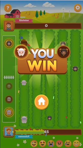 Sheep Battle MOD APK скачать на Андроид — Безлимитные монеты и усиленные овцы — скриншот 1
