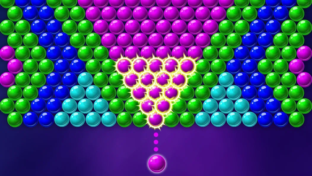 Bubble Shooter 2 мод на Андроид: Безлимитные монеты и жизни — скриншот 1 Bubble Shooter 2 мод на Андроид: Безлимитные монеты и жизни — скриншот 1