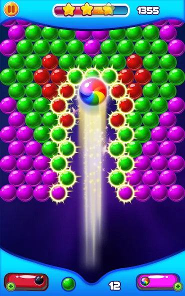 Bubble Shooter 2 мод на Андроид: Безлимитные монеты и жизни — скриншот 2 Bubble Shooter 2 мод на Андроид: Безлимитные монеты и жизни — скриншот 2