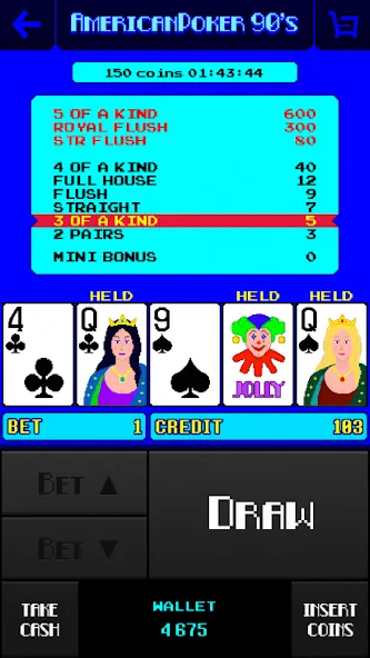 Скачать American Poker 90's Casino — Безлимитные фишки и бонусы — скриншот 2 Скачать American Poker 90's Casino — Безлимитные фишки и бонусы — скриншот 2