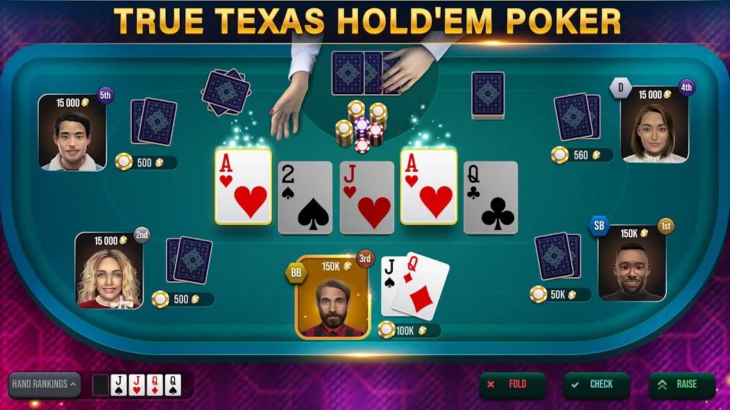 Скачать Casino All Star: Poker & Slots Mod APK — Безлимитные фишки и бесплатные вращения — скриншот 4