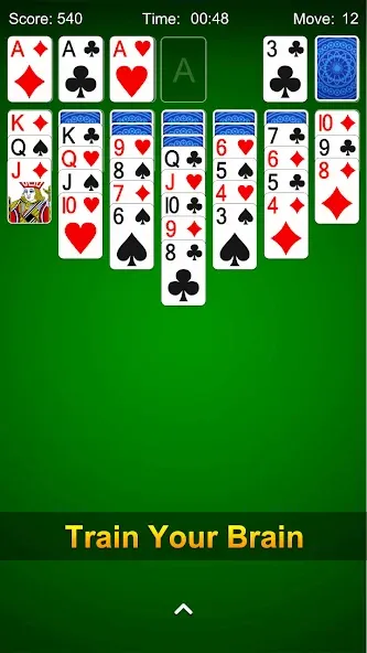 Solitaire - Classic Card Game MOD APK: Безлимитные подсказки и отмены ходов — скриншот 3