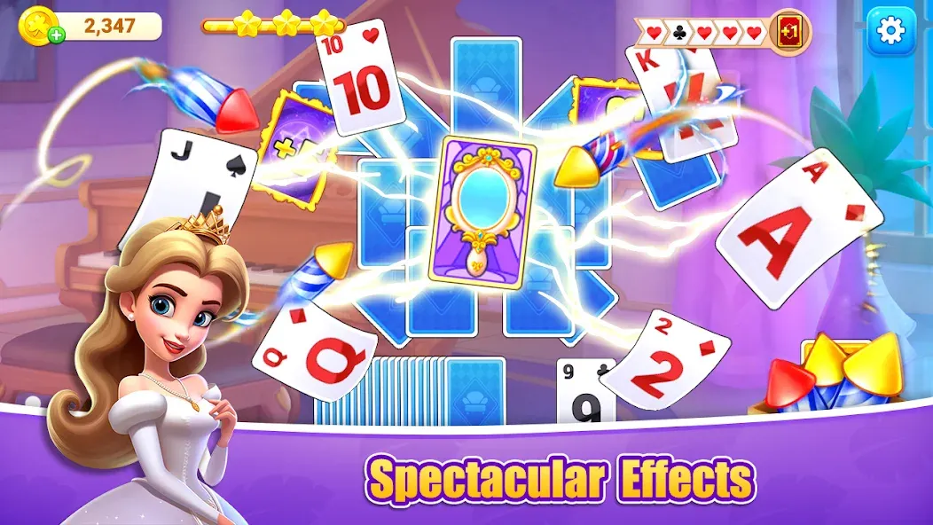 Скачать Solitaire Farm — Безлимитные монеты и подсказки — скриншот 1