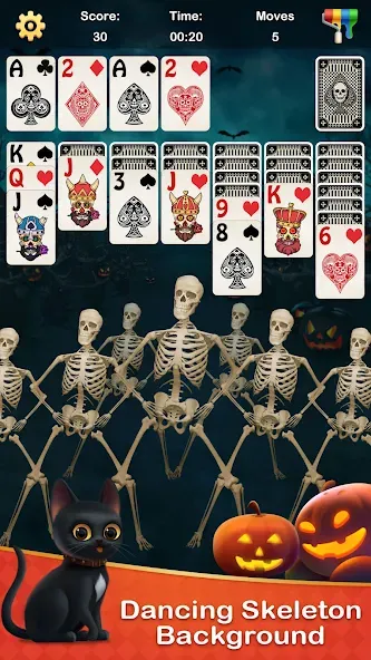 Solitaire Jigsaw Puzzle MOD APK скачать на Андроид — Безлимитные подсказки и открыты пазлы — скриншот 5