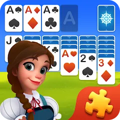 Solitaire Jigsaw Puzzle MOD APK скачать на Андроид — Безлимитные подсказки и открыты пазлы