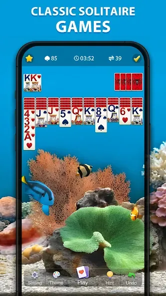 Spider Solitaire Classic взломанный APK — Без рекламы и подсказки доступны — скриншот 5 Spider Solitaire Classic взломанный APK — Без рекламы и подсказки доступны — скриншот 5