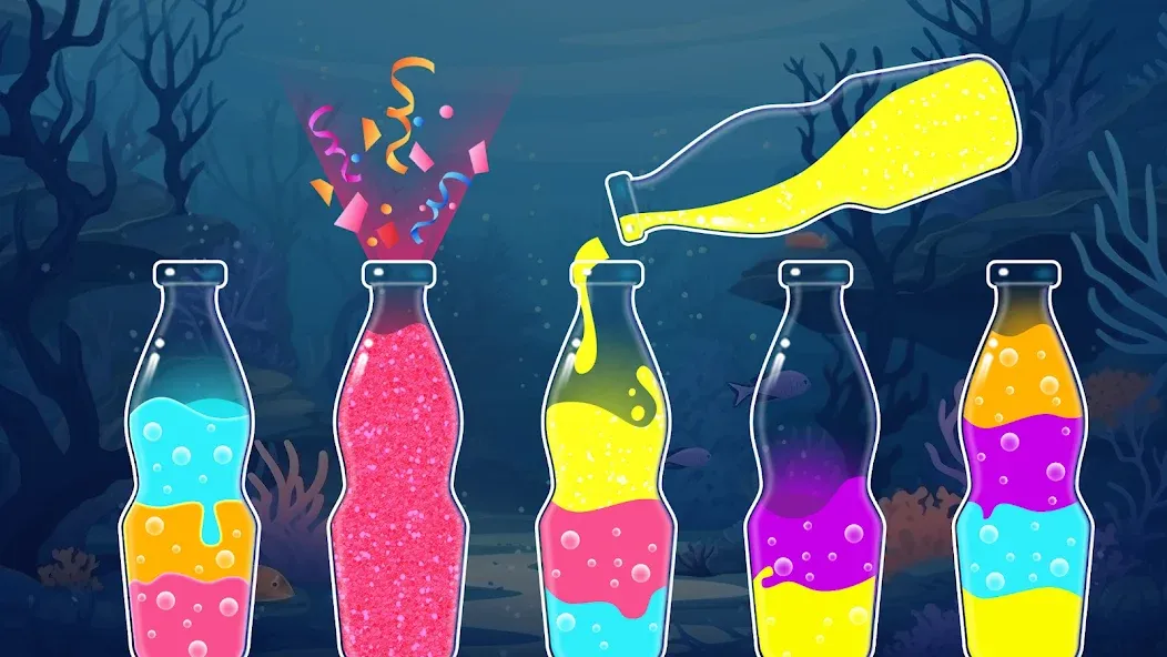 Скачать SortPuz™: Water Sort Puzzle на Андроид с модом — Без рекламы и все уровни открыты — скриншот 1