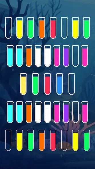 Скачать SortPuz™: Water Sort Puzzle на Андроид с модом — Без рекламы и все уровни открыты — скриншот 5