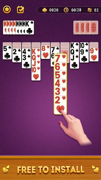Spider Solitaire Card Game на телефон — скачать мод: Без рекламы и все карты открыты — скриншот 2 Spider Solitaire Card Game на телефон — скачать мод: Без рекламы и все карты открыты — скриншот 2