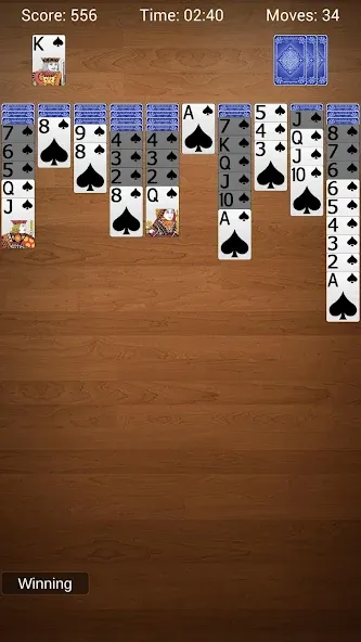 Spider Solitaire - Card Games — взломанная версия, Без рекламы и все масти открыты — скриншот 5 Spider Solitaire - Card Games — взломанная версия, Без рекламы и все масти открыты — скриншот 5