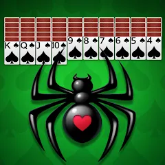 Spider Solitaire - Card Games — взломанная версия, Без рекламы и все масти открыты