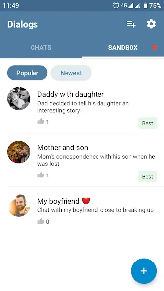 Fake Chat Messenger — TeleFake MOD APK: Реалистичные фейковые переписки без ограничений — скриншот 3 Fake Chat Messenger — TeleFake MOD APK: Реалистичные фейковые переписки без ограничений — скриншот 3